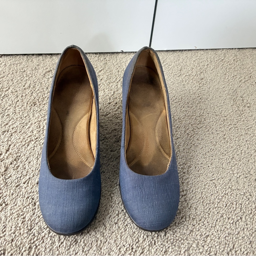 Denim Wedge Aerosole Shoes